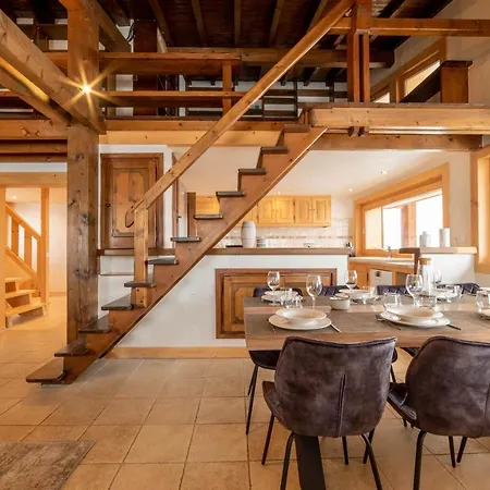Chalet Vue Mont-blanc, +4 Chambres, Cheminee