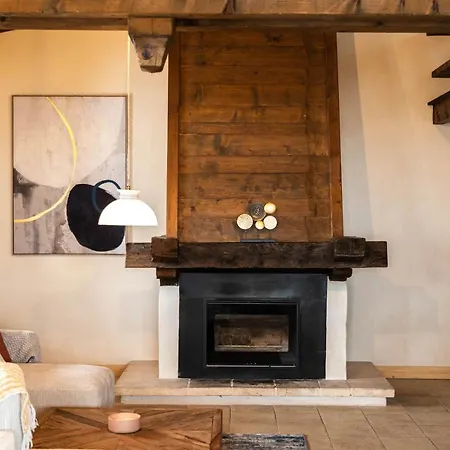 Chalet Vue Mont-blanc, +4 Chambres, Cheminee * Megeve